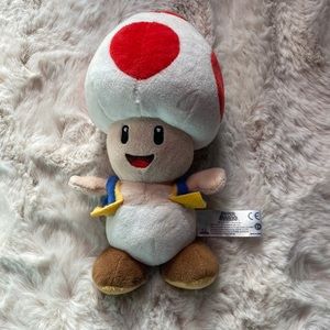 Toad 2017 Super Mario Nintendo Little Buddy plush toy figure. Nice condition.